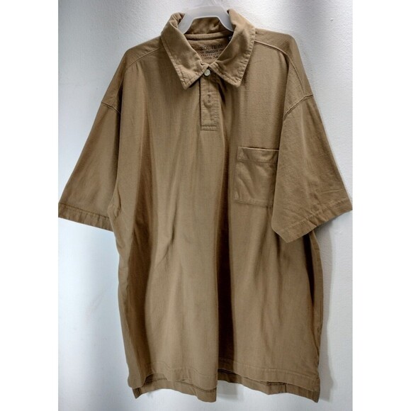 Route 66 Mens Polo Shirt Size Medium Brown - Picture 1 of 9